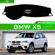 For BMW X5 E70 2008-2013 Automobile Dash Mat Dashboard Pad Suede Carpet Anti-UV Anti-slip Car Cover Mat Carpet Protective Sunshade protect