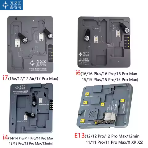 XZZ E13/I4/I6/i7 Baseband/Logic Programmer Reading/Writing No Disassembly for IPhone X/11/12/13/14/1