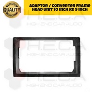 10 inch HU Slot Adapter / Converter to 9 inch Android Head Unit