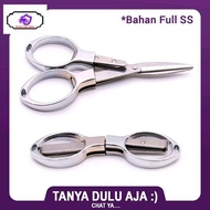 Gunting Kapas Vape Lipat - Gunting Lipat Kapas Vape SS Kecil Mini Folding Scissor Gunting Kapas Vape