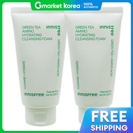 Innisfree | Green Tea Amino Acid Hydrating Facial Cleansing Foam x2