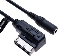 AMI MDI to AUX 3.5mm Female Jack Music Media Interface Cable Adapter | Compatible with Audi A6L Q5 Q