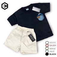 CODE W1F EVERKIDS 16 year old children's suit Cool screen printing COOKIES children's t-shirt