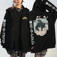 Anime My Hero Academia Shouta Aizawa Cool Cartoon Zipper hoodies Boku no Hero Academia Manga Streetw