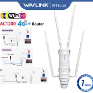 Wavlink AC1200 4G LTE Outdoor Wi-Fi Router Dual Band with SIM Card Slot Support Router/EasyMesh Rout