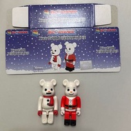 Bearbrick 2002 100% X’mas Twins Set (狀態如圖）Be@rbrick Christmas