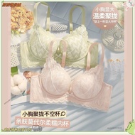 Now 24h French Ladies Sexy Lace Adjustable Underwear 34 Thin Mold Cup Small Breasts Concentrated Big
