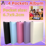 4 Grids 400 Pockets Card Binder Zipper Album Premium PU Leather Collection Book For TCG MTG Pokemon 