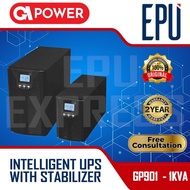 UPS GPOWER GP901 1KVA 900 WATT + AVR STABILIZER UPS LCD ONLINE 1000VA