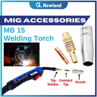 MIG Welding Nozzle / Tip Holder / Contact Tip 0.8mm / Contact Tip 1.0mm / Mig MB15