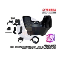 YAMAHA Y15ZR 100% ORIGINAL PREMIUM BASKET WITH USB KIT TYPE C CHARGER BAKUL PREMIUM B17-F489A-00-ACC