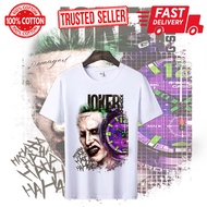 [ Ready Stock in Malaysia ] Joker Baju T shirt Lelaki Men T shirt Baju Lelaki Baju Perempuan Baju Joker Short Sleeve t shirt Unisex Baju