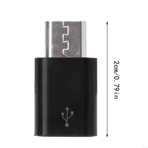 Micro USB Male to Type C Female Adapter Type-C USB3.0 Micro B Connector
