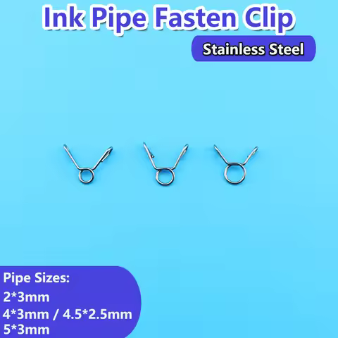 10 Pcs/Lot Ink Tube Fasten Clip For Epson L18050 L8050 L1800 L805 ET8550 L8180 XP-15000 Printer Damp