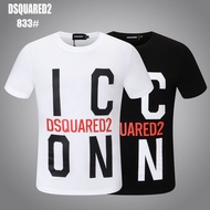 Summer New Style Men's T-Shirt logo Letter Color Couple Style Classic European Version Dsquared2 T-S
