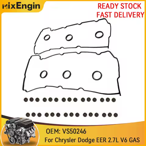 Engine Valve Cover Gasket Set Fit 2.7 L For Chrysler Concorde Dodge Avenger EER EES 2.7L 24V V6 GAS 