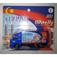 LORI LORRY TRUCK ECO SHOP VIRAL HARIMAU MALAYSIA 2019 LIMITED EDITION BLUE BIRU BOX TRUCK DIECAST