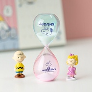 Peanuts Snoopy Hourglass Timer 3 Minute, Decorative Sandglass sand timer clock Gift for Home Desk Of