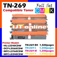 FULL SET Compatible to Brother TN269XL TN269 DR269CL DR269 DR-269CL HL L3240cdw DCP L3560cdw MFC L37