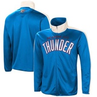 🔥現貨🔥Oklahoma City Thunder G-III Sports by Carl Banks Zone Blitz Tricot Full-Zip Track Jacket - Blue/