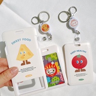 Card Holder Easy Pull Buckle Identification Retractable Lanyard Card Holder [RS1569]