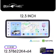 AMERICA SOUND 12.3 INCH PLAYER/2K/7862S/4+64G/IPS/QLED/DSP/4G/MIC/360 CAMERA SYSTEM/FM7708/POWER IC7