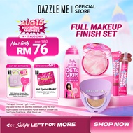 [Special] DAZZLE ME 4PCS Makeup Set Barbie Setting Spray Invisible Powder Matte Cushion Matte Lip Ba