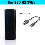 Box SSD M2 NVMe to Type C 10Gbps 2 in 1 SSD Box chuyển M.2 NVMe SSD sang ổ cứng di động chuẩn Type-