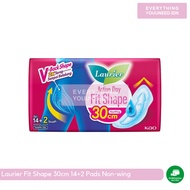 Laurier Fit Shape 30cm 14+2pads Non Wing
