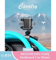MOXOM [MX-VS45] Cavalry Universal Car Dashboard Mount Phone Holder/ 360 Degree/ Foam Slip Mat/ Display Phone Number