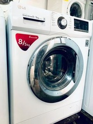 90% NEW )) LG 二手洗衣機// 大眼雞）洗衣乾衣機】韓國洗衣機
