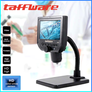 COD Taffware Mikroskop Digital 3.6MP 600X dengan Monitor & Fleksibel Stand G600 / Mikroskop buat ser