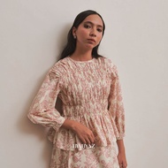 BWBYAZ - Pamela Shirred Blouse Signature