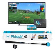PHIGOLF Home Golf Simulator Enjoy Interactive Golfing with Smart Motion Sensor and Swing Stick for I