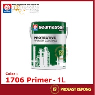 Seamaster Paint 1706 White Expoxy Primer Protective Coating 1L