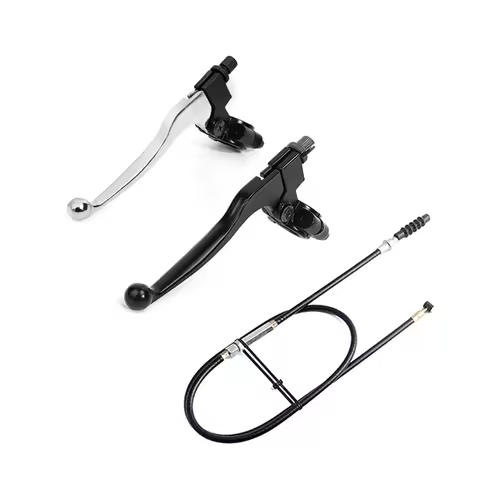 Motorcycle 7/8'' 22mm Left Clutch Lever Handlebar 39" Clutch Cable For 50cc 70cc 90cc 110 cc 125cc T
