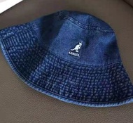 外國預訂 3色選 kangol 刺繡logo 洗水牛仔 漁夫帽