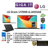 LG Gram 17Z90R-G.AH55A6 17” Ultra-Lightweight and Slim Laptop / Intel Core i5-1340P /16GB / 512GB SS