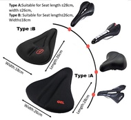 Bicycle Seat Cushion Cover | Bicycle Silicone Gel Cover Escooter Saddle Cover Bicycle Accessories