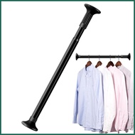 Tension Shower Curtains Rod Closet Rod Non-Slip Spring Tension Curtains Rod No Drilling Stainless St