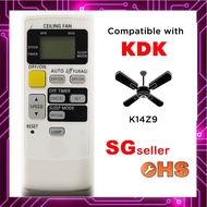 KDK Ceiling Fan Remote Control Model No K14Z9