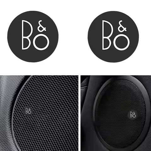 2/4/8pcs for B&O BANGOLUFSEN car Hi-Fi Speaker audio Speaker Badge stereo Emblem sticker styling acc