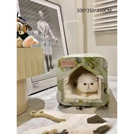 Multi-functiona New Design Luxury Handmade Deep Sleep House Pet Cave Bed Dog Cat Cave Bed Marble Pet