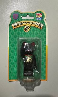 Bearbrick 100% 黑色招財貓 千万両 Be@rbrick