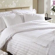 800 thread count Royal Linen Hotel Duvet Cover Queen 3cm stripe cotton Quilt Cover Queen Size