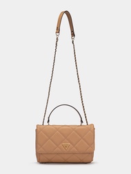 Guess Women Quilted Convertible Crossbody Sling Bag