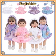 TONFASHION Doll Clothes, 22inch/55cm Multicolor Doll Pleuche Dress Set, Cosplay Hairy Doll Accessori
