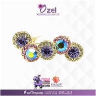 𝗥𝗲𝗮𝗱𝘆 𝗦𝘁𝗼𝗰𝗸 Ozel Chempaka Babybrooch bahu g46007 ulat bulu , Pin Ring Tudung, Kerongsang, Set Batu Swarovski