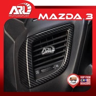 Mazda 3 BM / BN 2013 - 2018 Interior Carbon Center Aircond Control Panel Lining Trim ARL Motorsport 