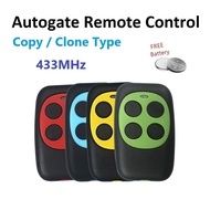 Remote Control 433MHz 4 Buttons Clone Copy Learn Autogate Transmitter Auto Gate Wireless Colorful Re